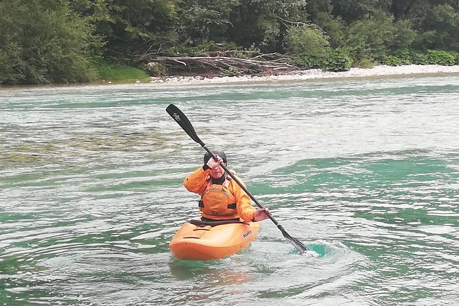 3 DAY KAYAK CLASSES on the Soča river - Learning on Class II water before things get serious