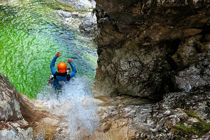 Adventure Canyoning Tour in the Fratarica Canyon - Bovec, Slovenia - Starting in Čezsoča, near Bovec