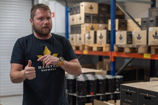 BEER WAY Kamnik Craft Brewery Visit & Tastings - Local snacks make the tasting better
