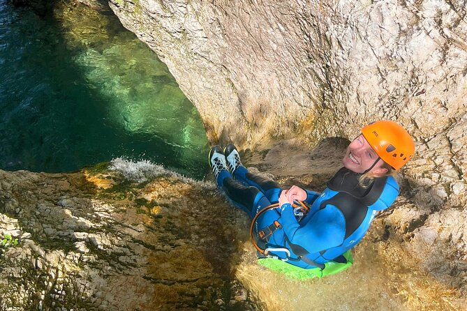 Beginner Canyoning Tour in the Sušec Canyon - Bovec Slovenia - The safety briefing and the first water sections