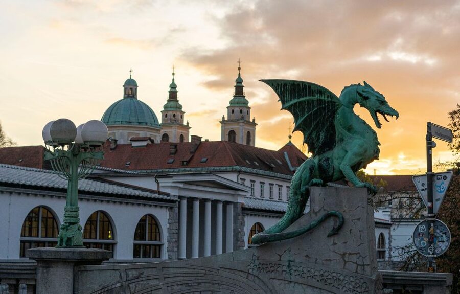 Best of Ljubljana: Private tour with Ljubljana born guide - Inside Town Hall and across the Dragon Bridge