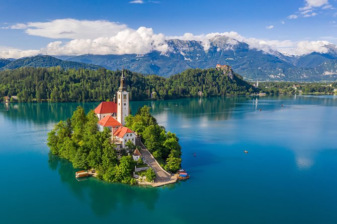 Bled & Bohinj Lake Trip - Lake Bled and the boat to Bled Island