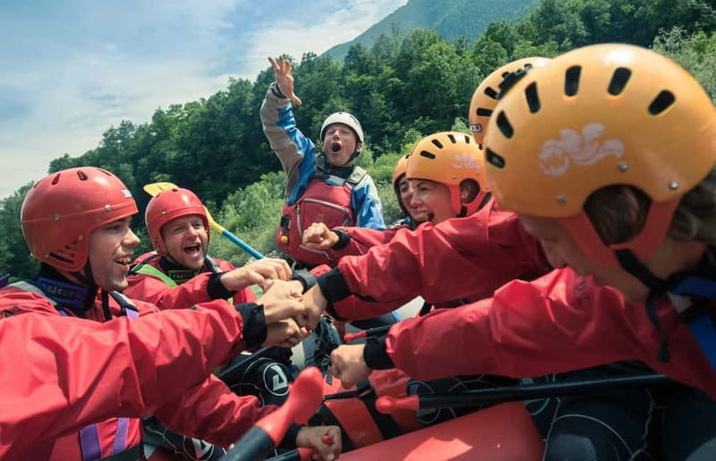 Bled: Great Fun Sava River Rafting by 3glav - The 15-minute van ride to the river