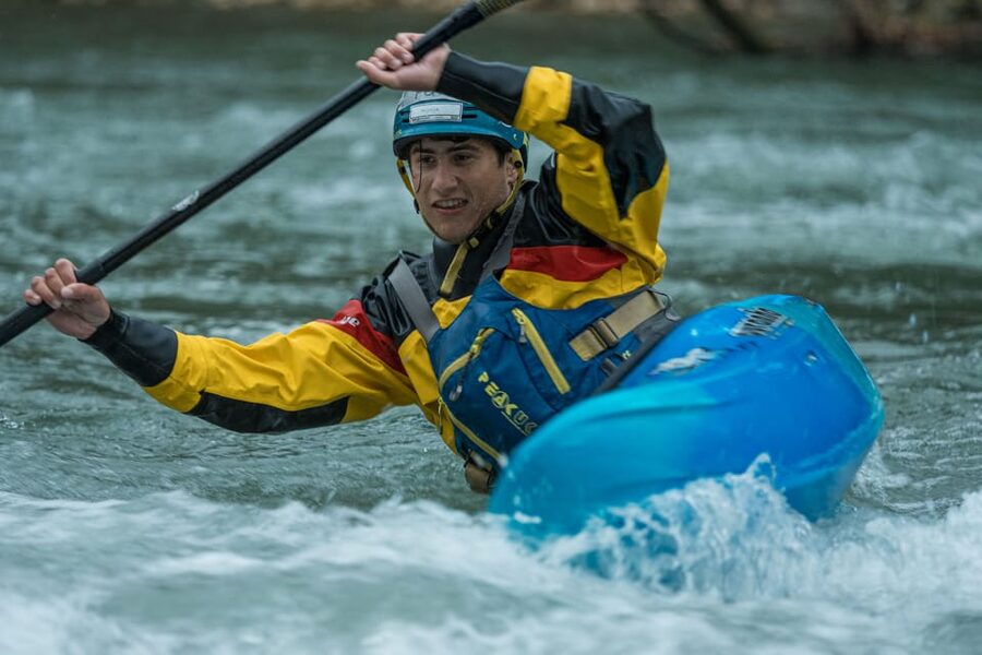 Bled: Sava River Kayaking Tour - Getting fitted for the kayaking equipment