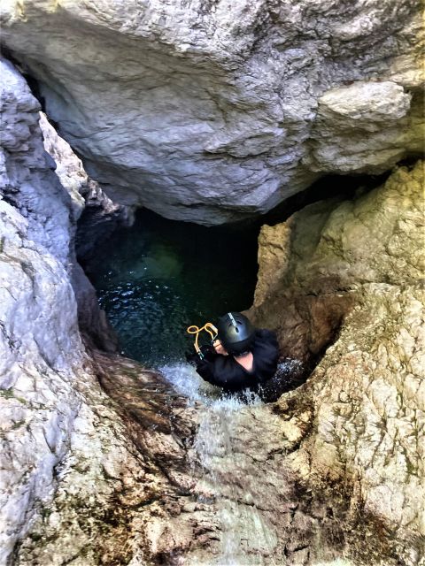 Bovec: 100% Unforgettable Canyoning Adventure + FREE photos - One and a half hours in the natural water park