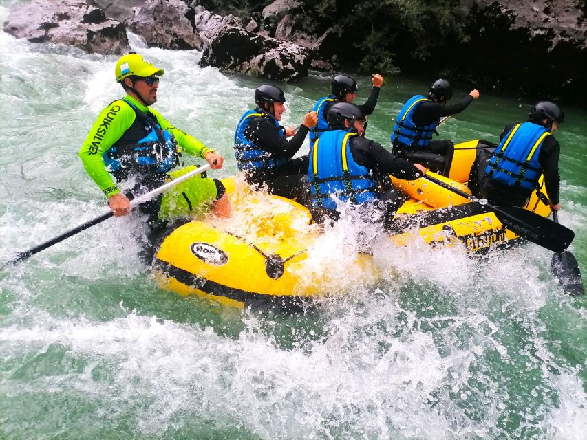 Bovec: Adventure Rafting on Emerald River Soča + FREE photos - Swimming in 10°C water