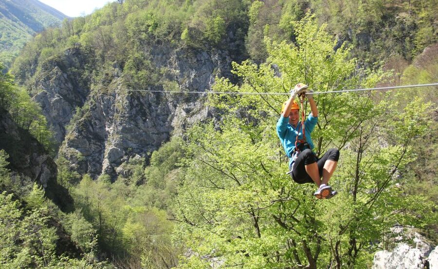 Bovec: Canyon Učja — The Longest Zipline Park in Europe - Starting at the Soča Rafting center in Bovec