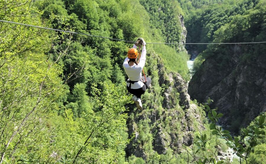 Bovec: Canyon Učja — The Longest Zipline Park in Europe - Ten lines, ten different moments