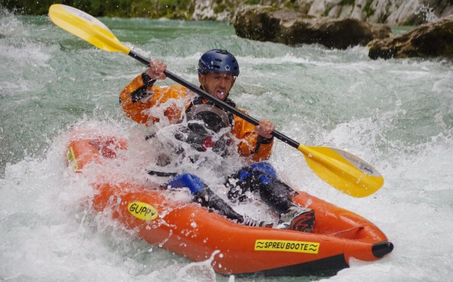 Bovec: Half-Day Kayaking Trip Down the Soča - The first 90 minutes on easier water