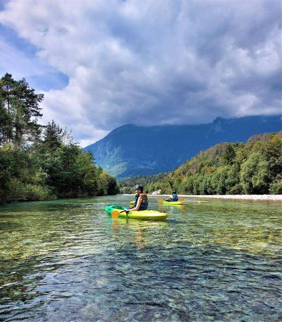 Bovec: Iconic Sit-on-Top Kayak Tour on Soča River +FREEphoto - Why this Soča River trip works for beginners