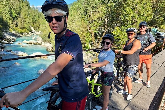 Bovec Private E-bike tour - Exploring hidden gems - Cycling north beside the Soča River