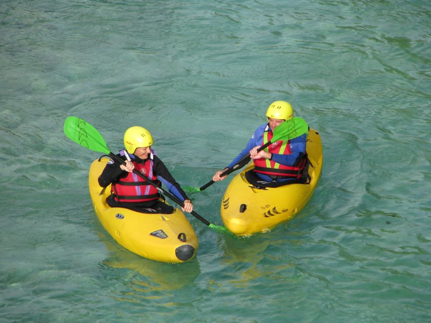 Bovec: Soča River 1-Day Beginners Kayak Course - The Soča views between lessons