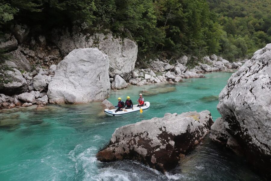 Bovec: Soča River Private Rafting Experience for Couples - About 1.5 hours on the emerald water