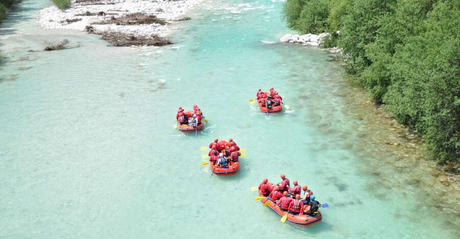 Bovec: Soča River Whitewater Rafting - The 10-minute shuttle to Srpenica 1