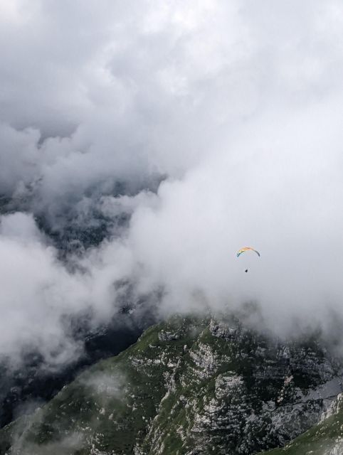 Bovec: Tandem paragliding in Julian Alps - Mangart: the high launch above three countries