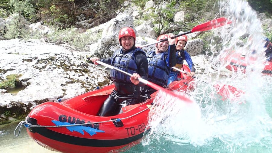Bovec: Whitewater Canoeing on the Soča River - The real cost: $70 plus the river permit