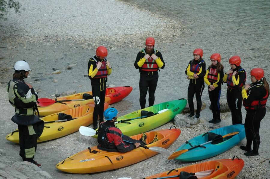 Bovec: Whitewater Kayaking on the Soča River - Two hours in the canyon and the mountain views