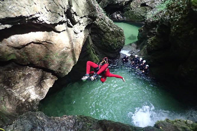 Canyoning in Bled - Leaving Lake Bled for the river gorge