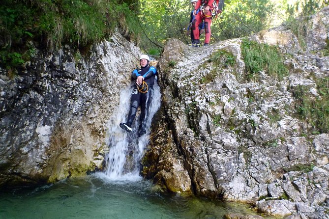 Canyoning in Bled - Sliding, swimming, and descending waterfalls