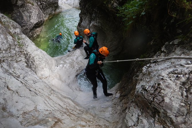 Canyoning in Fratarica Canyon - Fratarica Gorge is Bovec’s wet and wild side