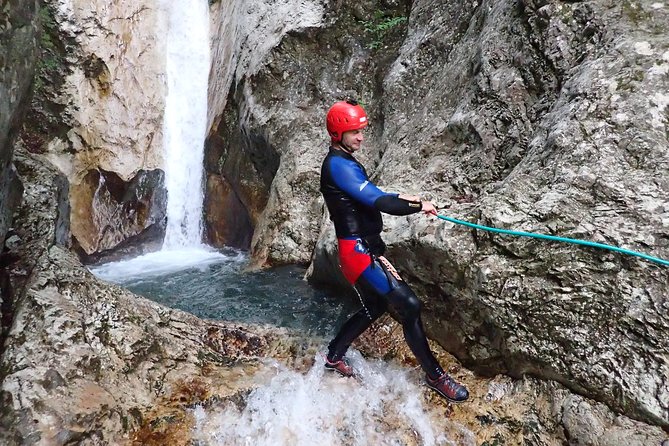 CANYONING in Susec from Bovec, Families welcome, photo service - Spending 1.5 to 2.5 hours inside the canyon