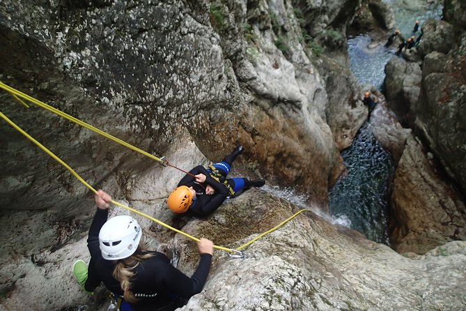 Canyoning Susec with leading local company - since 1989 - Walking the old Italian mule track for 25 minutes