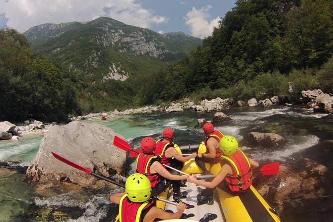 CLASSIC RAFTING on Soča river - The safety briefing and guide style