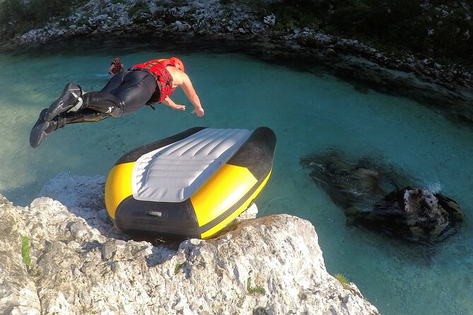 CLASSIC RAFTING on Soča river - The rafting section and Soča rapids