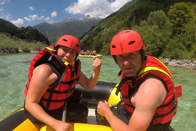 CLASSIC RAFTING on Soča river - The snack at Kamp Nadiža
