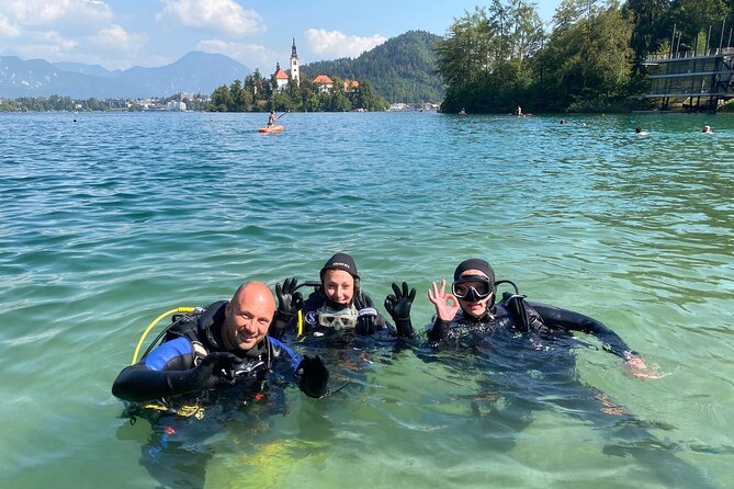 Diving Bled - Water temperature and equipment