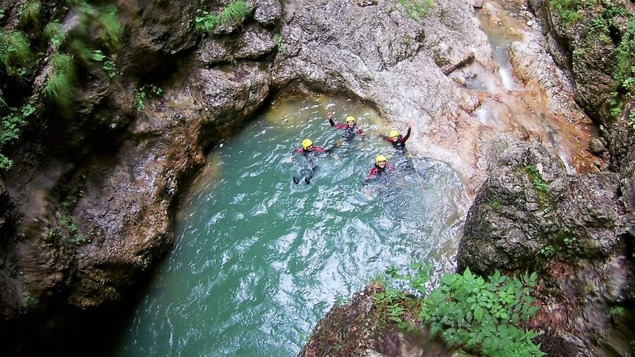 From Bovec: Half-Day Canyoning Tour in Soča Valley - The 15-minute drive and the uphill approach