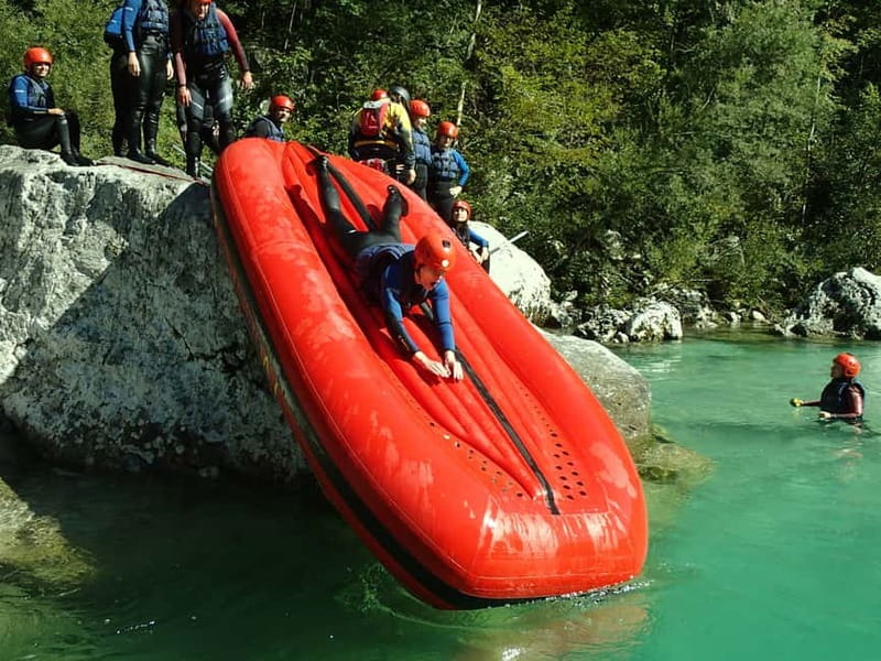 From Bovec: Premium Rafting on Soča River with Photo Service - Penguin Rock, the Manhattan, and optional jumps