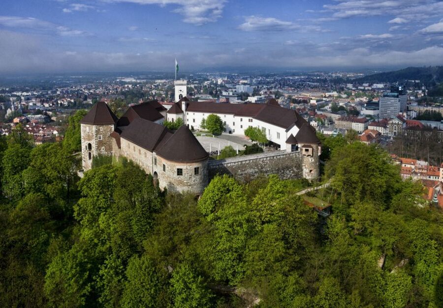 From Koper: Day Trip to Lake Bled & Ljubljana - The Ljubljana Dragon and the riverfront