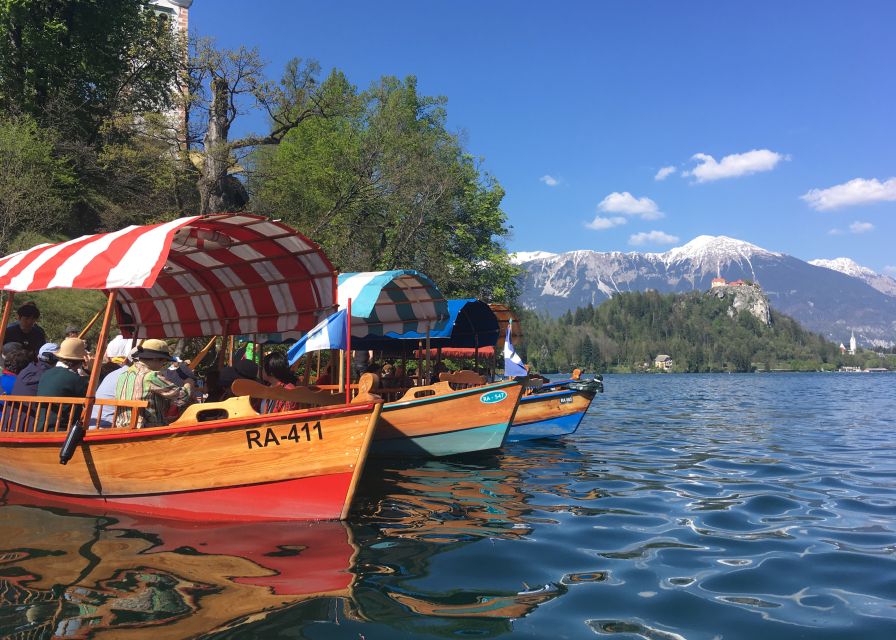 From Porec: Alpine Jewel Lake Bled - The boat ride across Lake Bled