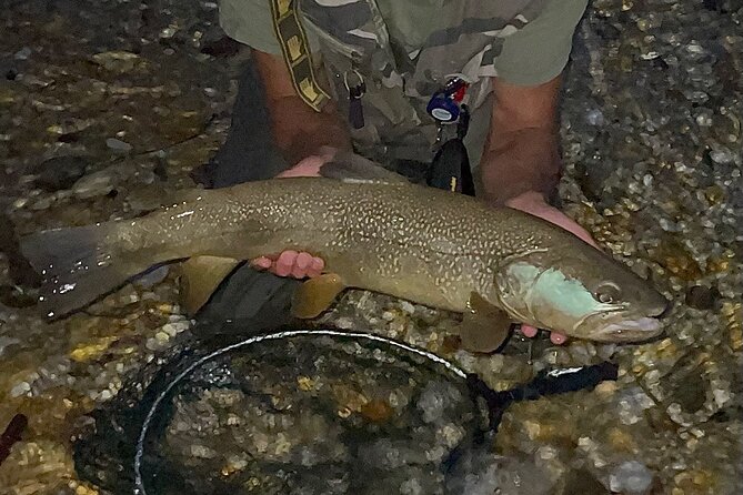 Full Day Private Guided Fishing Charter along the Isonzo Front - Learning fly fishing from Domen or Gusti