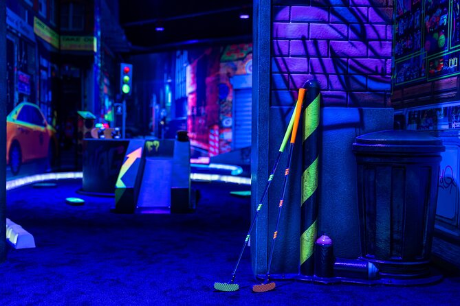 Glow In The Dark Mini Golf Course in Maribor - Entering WOOP! Maribor at Tržaška cesta 7