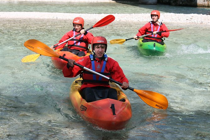 Guided Sit on Top Kayak Trip on Soca River - The short ride to the Soca River