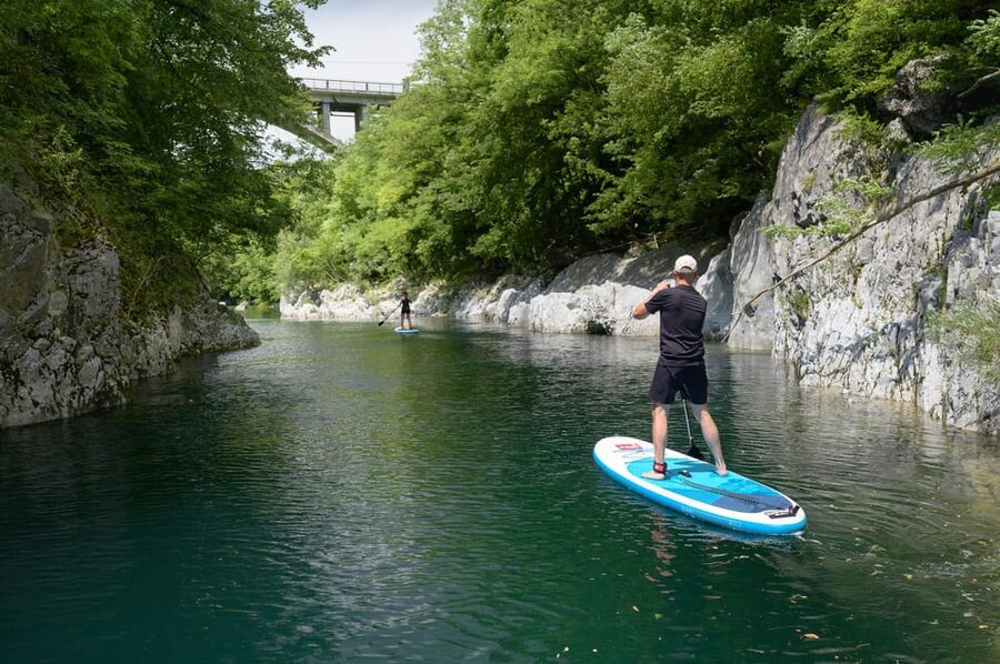 Half Day Stand-up Paddle Boarding on the Soča River - Crossing Most na Soči