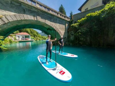 Half Day Stand-up Paddle Boarding on the Soča River