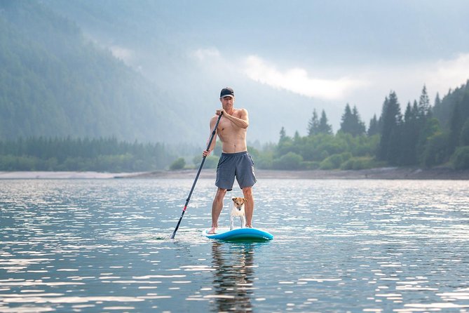 Half Day Stand-up Paddle Boarding (SUP) trip on Lake Predil - Paddling around the lake at your own pace