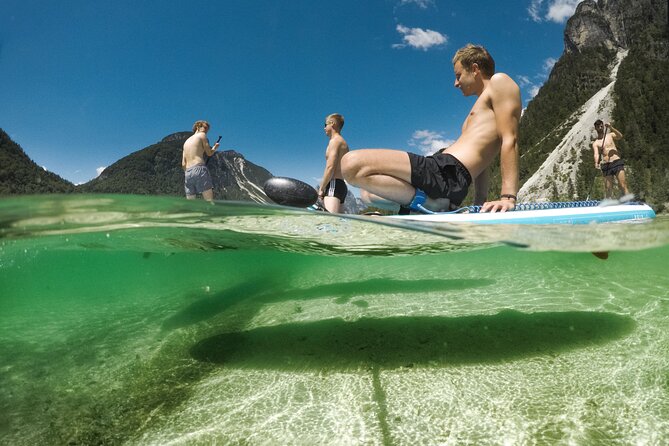Half Day Stand-up Paddle Boarding (SUP) trip on Lake Predil - Starting at Kot 12 in Bovec