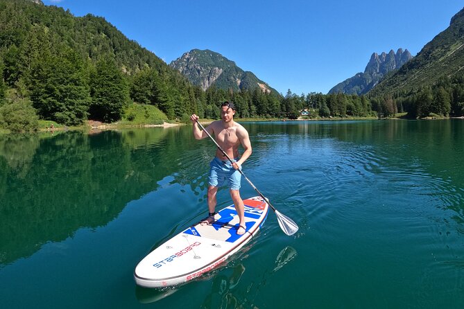 Half-Day Stand-Up Paddleboarding on Lake Predil - From Central Bovec to Lake Predil