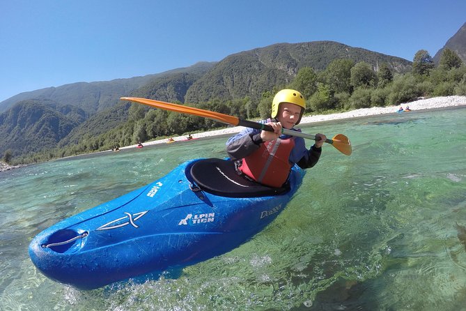 Kayak Course on Soca River - About three hours learning on the Soča