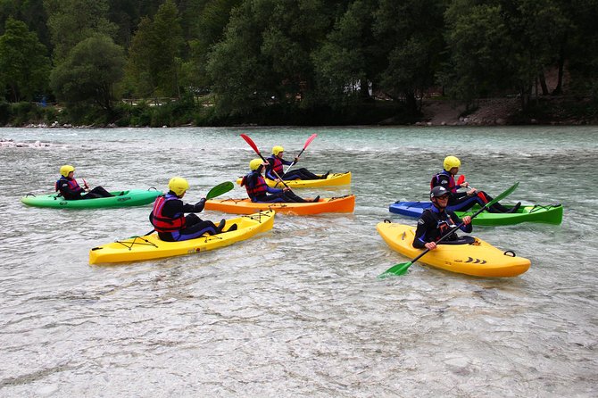 Kayak Trip On Soca River - About 1.5 hours on easier whitewater