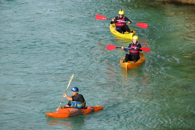 Kayak Trip On Soca River - A guide who keeps the mood steady