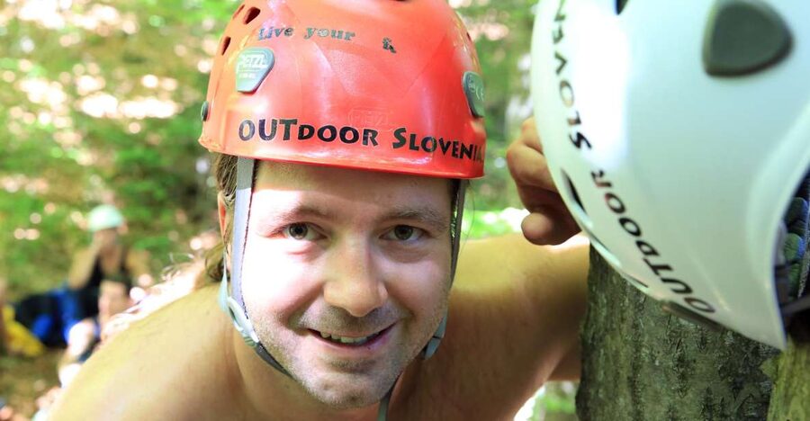 Lake Bled: Canyoning Excursion With Photos - Getting fitted out before the three-hour canyon route
