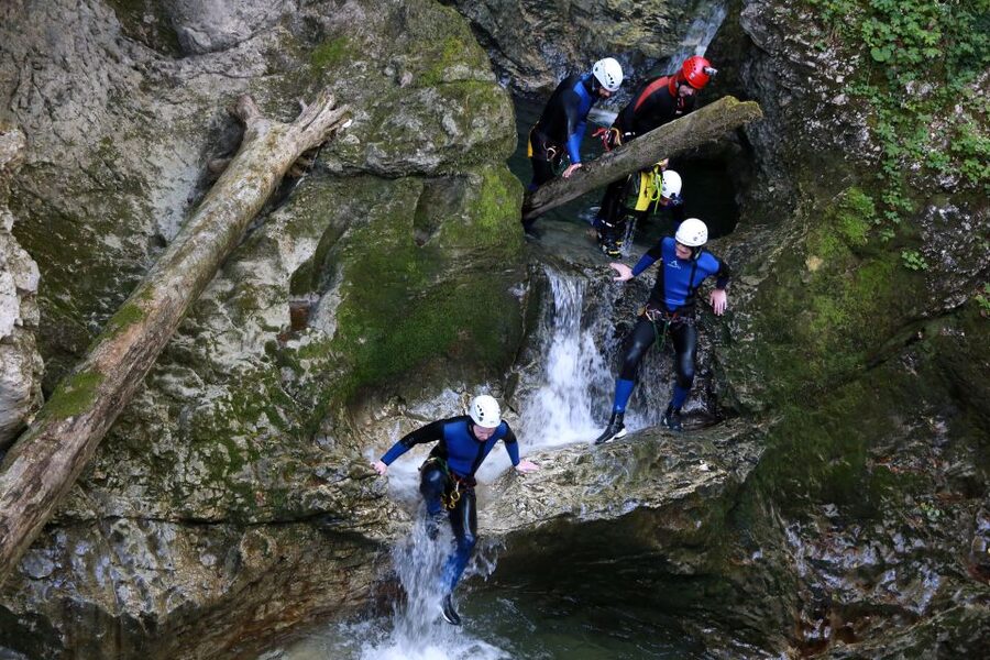 Lake Bled: Canyoning Excursion With Photos - Waterfalls and mountain pools