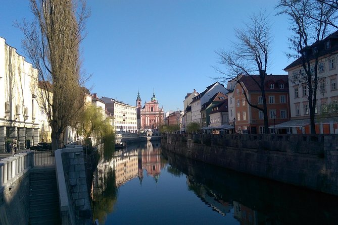 Ljubljana City Tour Including Ljubljana Castle - St. Nicholas Cathedral and its grand entrance