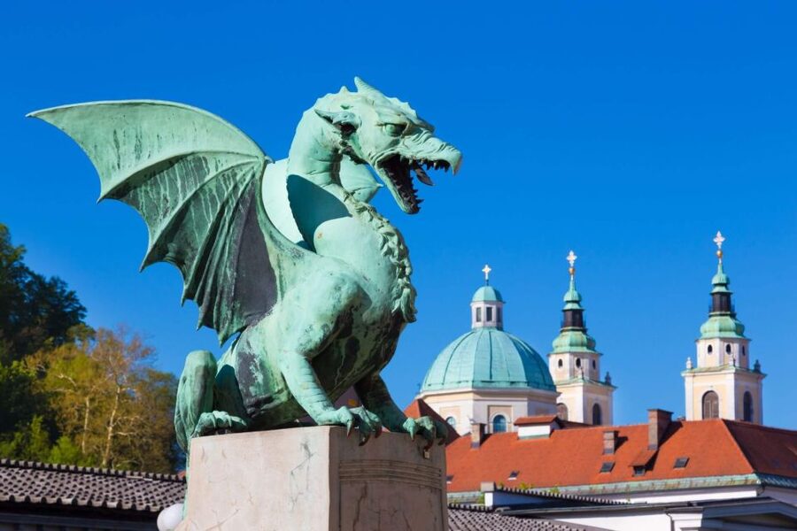 Ljubljana: Private 2h Sightseeing Walking Tour - Dragon Bridge ends with Ljubljana’s famous symbol