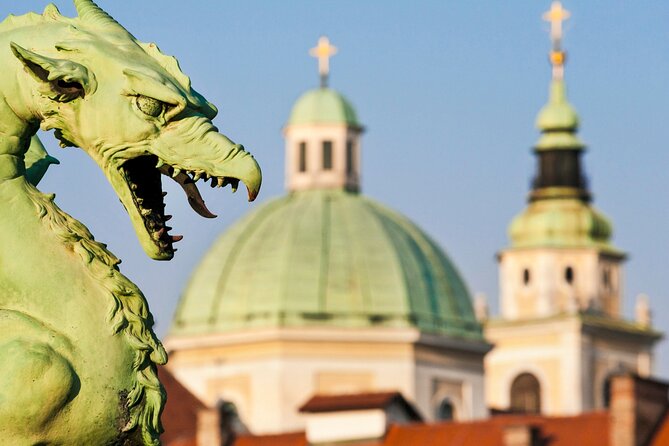 Ljubljana Scavenger Hunt and Highlights Self Guided Audio Tour - Dragon Bridge brings the playful center